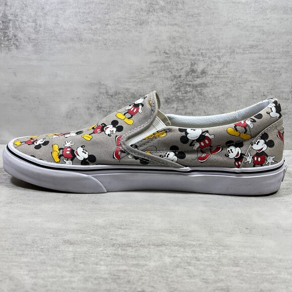 Vans Disney Mickey Mouse Classic Slip On Sneakers - Men's Size 11.5 - Picture 5 of 10